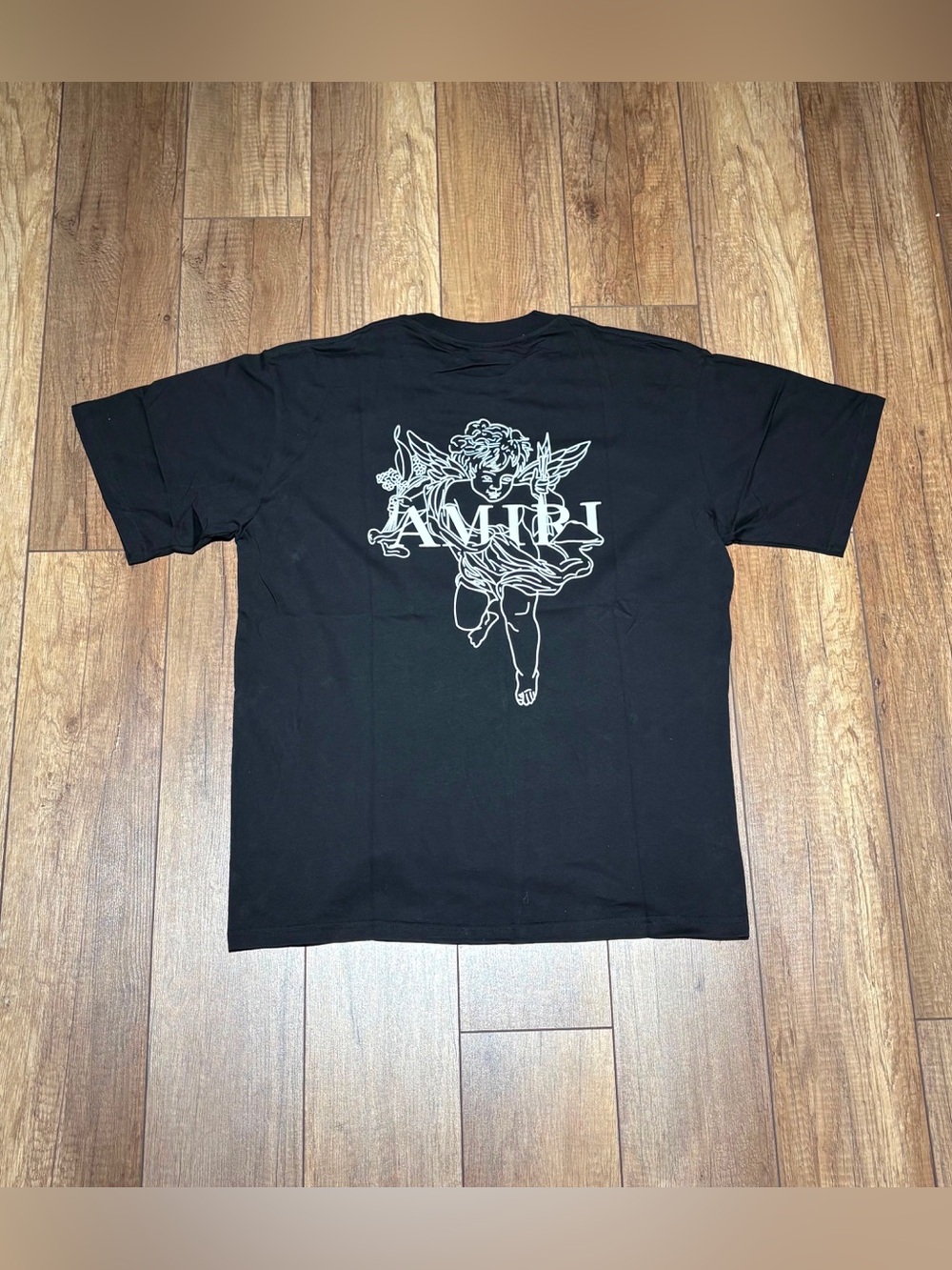 Amiri Mens Black Cupid Angel Tee Shirt Brand New Size Large